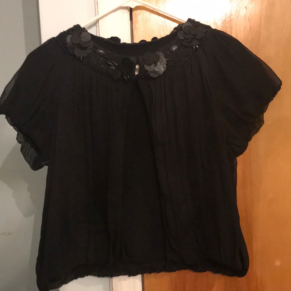 Adorable Nanette Lepore crop sweater